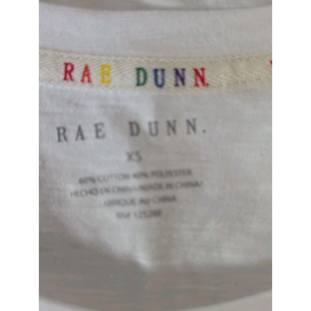 NWT Rae Dunn Women's Medium LOVE WINS Pride Tee Shirt  Festival Weekend Size XS